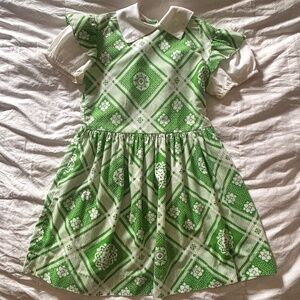 Union Made 1970’s Arlene Aries Paisley Green Dress